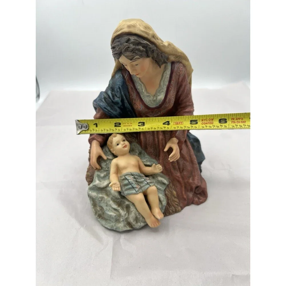 Grandeur Noel Nativity 1999 Mother Mary + Baby  7 X 5.5